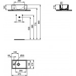 Умывальник подвесной Ideal Standard Tempo E211301 Умывальник подвесной Ideal Standard Tempo E211301